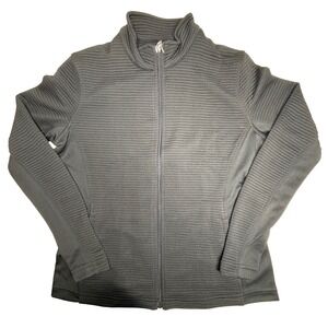 NWT Pebble Beach Womens Black Dry Luxe Performance Full Zip Jacket Size Small